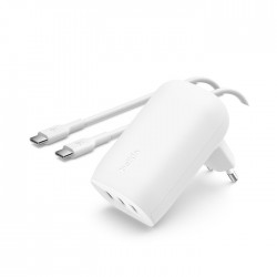 Belkin BoostCharge Ordinateur portable, Smartphone, Universel Blanc Secteur Charge rapide Intérieure