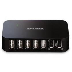 D-Link DUB-H7 USB 2.0 Type-B 480 Mbit s Noir