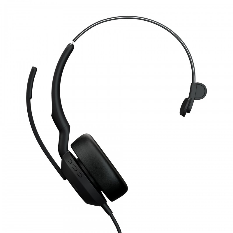 Jabra 25089-889-999 écouteur casque Avec fil Arceau Bureau Centre d'appels USB Type-A Noir