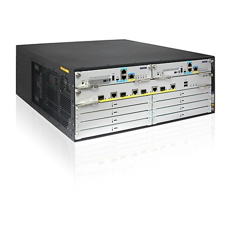 HPE FlexNetwork MSR4060 Routeur connecté Gigabit Ethernet Noir, Argent