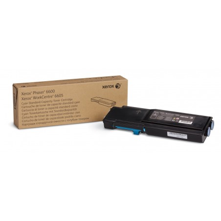 Xerox Cartouche de toner Cyan de Capacité standard Phaser™ 6600, WorkCentre™ 6605