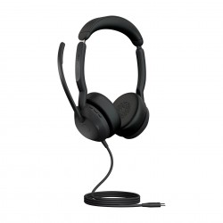 Jabra 25089-989-899 écouteur casque Avec fil Arceau Bureau Centre d'appels USB Type-C Noir