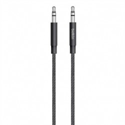 Belkin 3.5mm - 3.5mm, 1.25m câble audio 1,25 m 3,5mm Noir