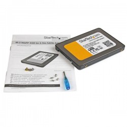 StarTech.com Adaptateur SSD M.2 NGFF vers SATA III de 2,5" - Convertisseur de lecteur à état solide avec boîtier de protection