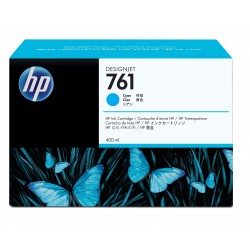 HP 761 cartouche d'encre DesignJet cyan, 400 ml