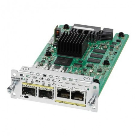 Cisco NIM-2GE-CU-SFP module de commutation réseau Gigabit Ethernet