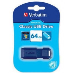 Verbatim Classic USB Drive 64GB lecteur USB flash 64 Go USB Type-A 2.0 Bleu