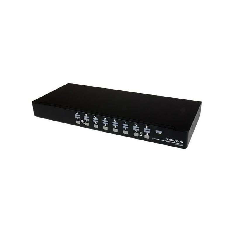 StarTech.com Kit de commutateur KVM USB à montage sur rack 1U 16 ports avec affichage à l'écran et câbles