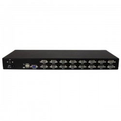 StarTech.com Kit de commutateur KVM USB à montage sur rack 1U 16 ports avec affichage à l'écran et câbles