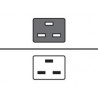 HPE AF574A câble électrique Gris 2 m Coupleur C20 Coupleur C19