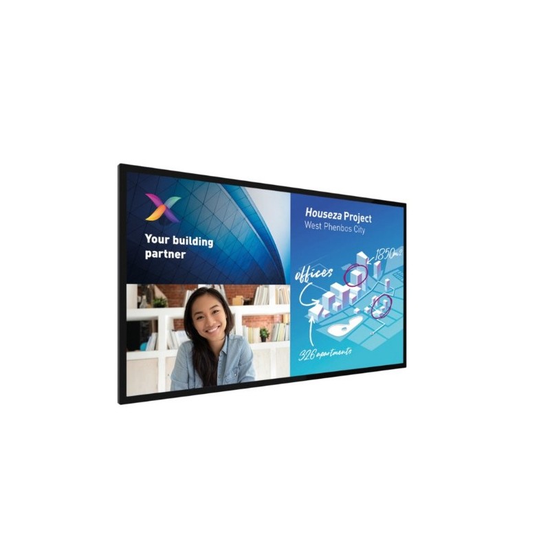 Philips 55BDL6051C 00 affichage de messages 139,7 cm (55") 350 cd m² 4K Ultra HD Écran tactile Android 9.0