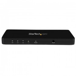 StarTech.com Splitter vidéo HDMI 4k à 4 ports - Répartiteur HDMI 1 x 4 avec boîtier en aluminium