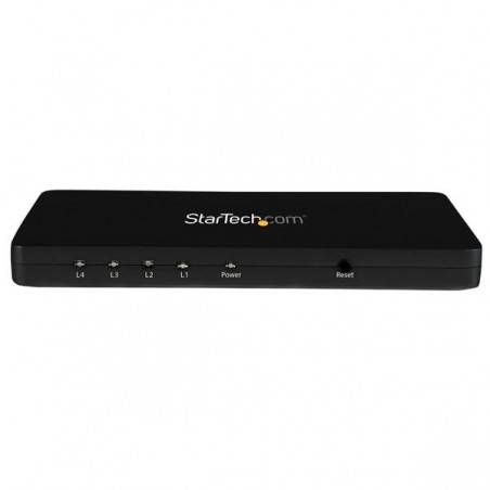 StarTech.com Splitter vidéo HDMI 4k à 4 ports - Répartiteur HDMI 1 x 4 avec boîtier en aluminium