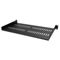 StarTech.com Étagère Rack Serveur 1U - Plateau Cantilever Universel Ventilé pour Armoire d'Équipement Réseau 19" - Acier