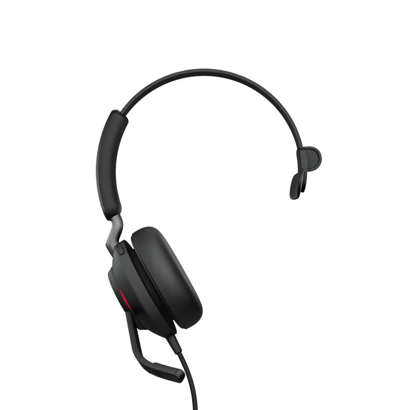 Jabra Evolve2 40, UC Mono Casque Avec fil Arceau Bureau Centre d'appels USB Type-C Noir