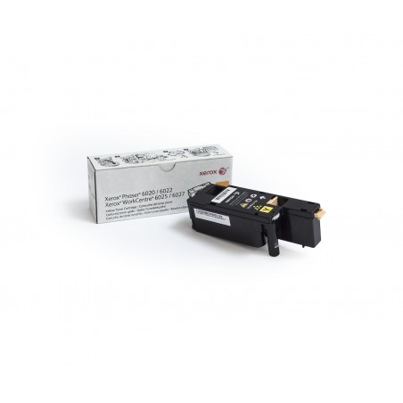 Xerox Cartouche de toner Jaune de Capacité standard Phaser® 6020​ ​6022, WorkCentre® 6025​ ​6027 (1000 pages) - 106R02758