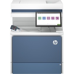 HP Color LaserJet Enterprise Flow Imprimante multifonction 6800zf, Impression, copie, scan, fax, Flow Écran tactile Agrafage