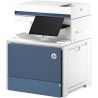 HP Color LaserJet Enterprise Flow Imprimante multifonction 6800zf, Impression, copie, scan, fax, Flow Écran tactile Agrafage