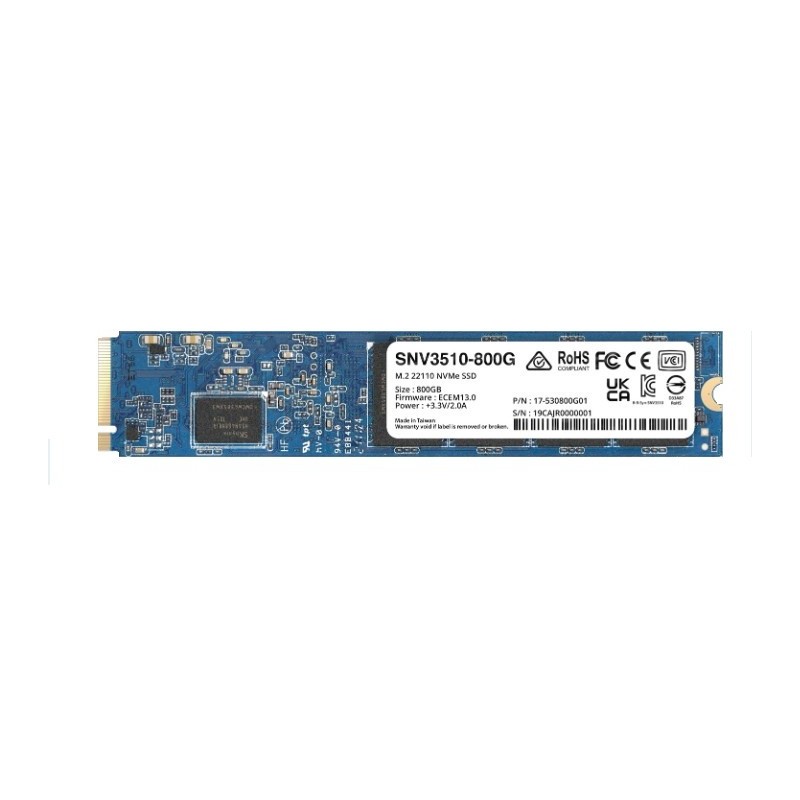 Synology SNV3510 M.2 800 Go PCI Express 3.0 NVMe