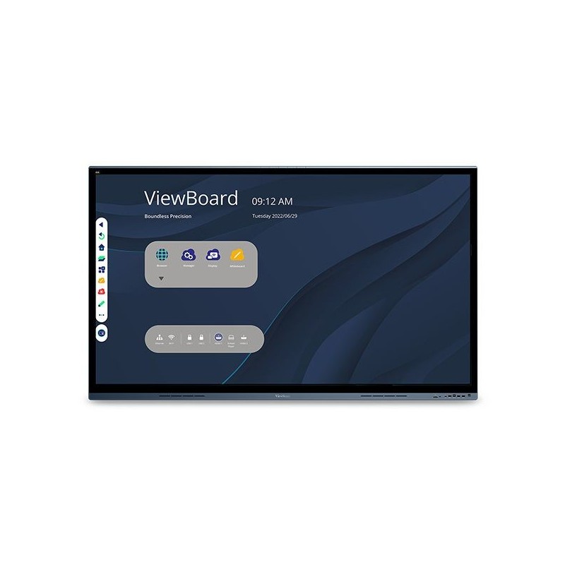 Viewsonic IFP6562 affichage de messages Écran plat interactif 165,1 cm (65") LED Wifi 350 cd m² 4K Ultra HD Noir Écran tactile