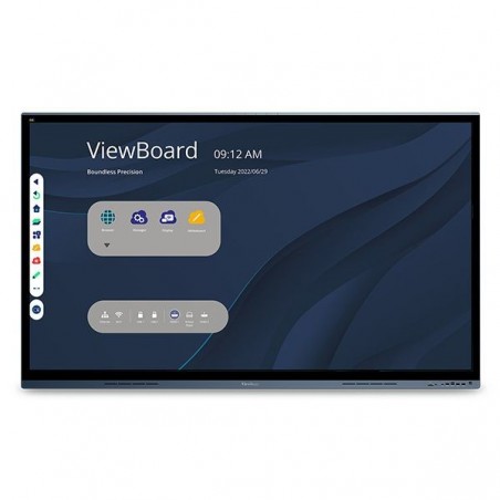 Viewsonic IFP6562 affichage de messages Écran plat interactif 165,1 cm (65") LED Wifi 350 cd m² 4K Ultra HD Noir Écran tactile