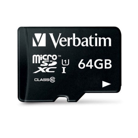 Verbatim 64GB microSDXC 64 Go Classe 10