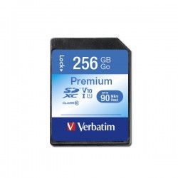 Verbatim Premium 256 Go SDXC UHS-I Classe 10