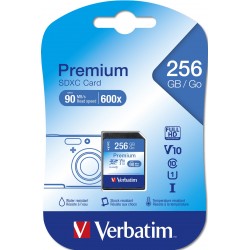 Verbatim Premium 256 Go SDXC UHS-I Classe 10