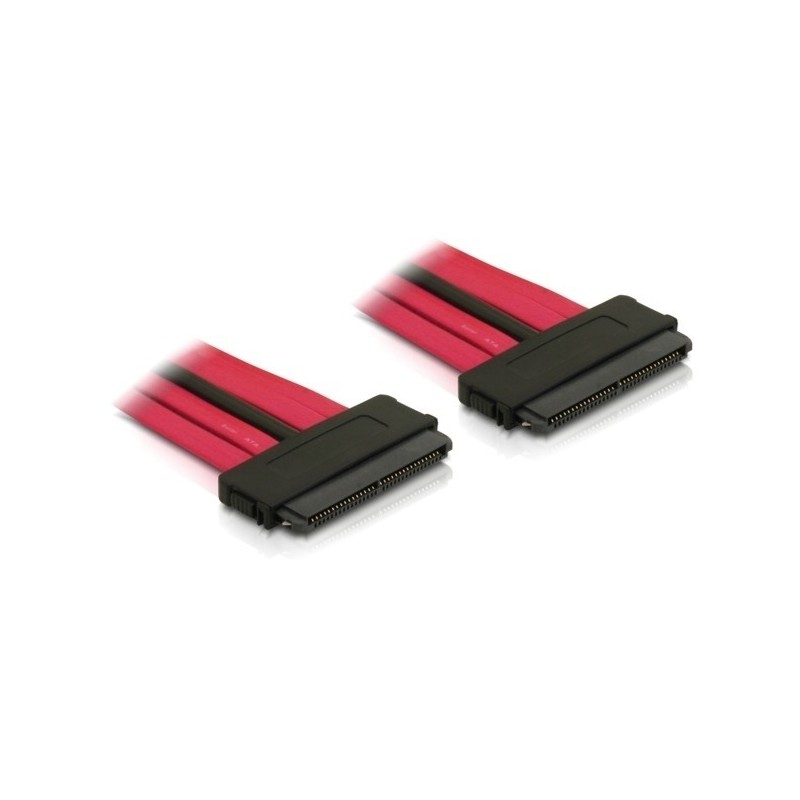 DeLOCK Cable SAS 32pin  SAS 32pin (SFF 8484) 50cm câble SCSI Rouge 0,5 m