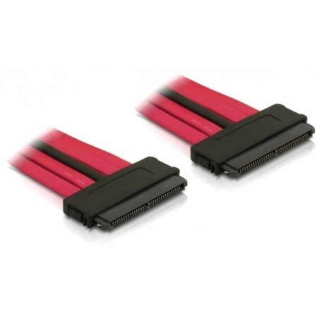 DeLOCK Cable SAS 32pin  SAS 32pin (SFF 8484) 50cm câble SCSI Rouge 0,5 m