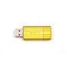 Verbatim PinStripe lecteur USB flash 8 Go USB Type-A 2.0 Jaune