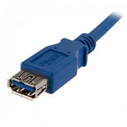 StarTech.com Câble d'extension bleu SuperSpeed USB 3.0 A vers A 1 m - M F