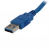 StarTech.com Câble d'extension bleu SuperSpeed USB 3.0 A vers A 1 m - M F