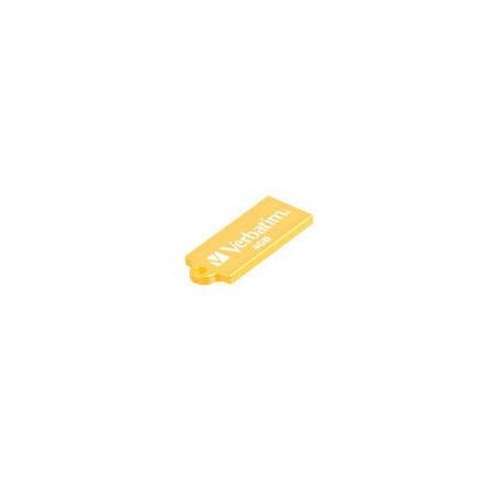 Verbatim Micro USB Drive 4GB - Sunkissed Yellow lecteur USB flash 4 Go USB Type-A 2.0 Jaune