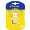 Verbatim Micro USB Drive 4GB - Sunkissed Yellow lecteur USB flash 4 Go USB Type-A 2.0 Jaune