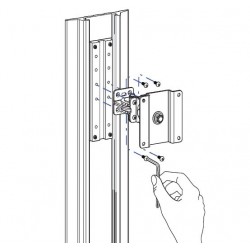 Ergotron Track Mount Bracket Kit Aluminium