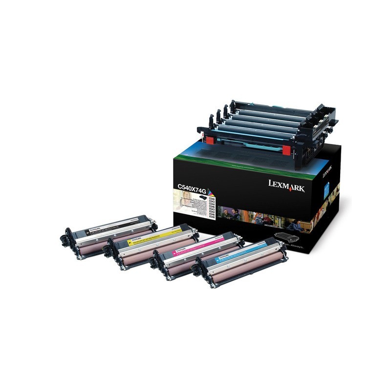 Lexmark C540X74G Cartouche de toner Original Noir, Cyan, Magenta, Jaune