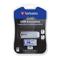 Verbatim Store 'n' Go USB Executive 8GB lecteur USB flash 8 Go Argent