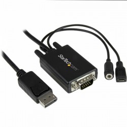 StarTech.com Câble adaptateur DisplayPort vers VGA de 3 m avec audio - M M - 1920x1200   1080p