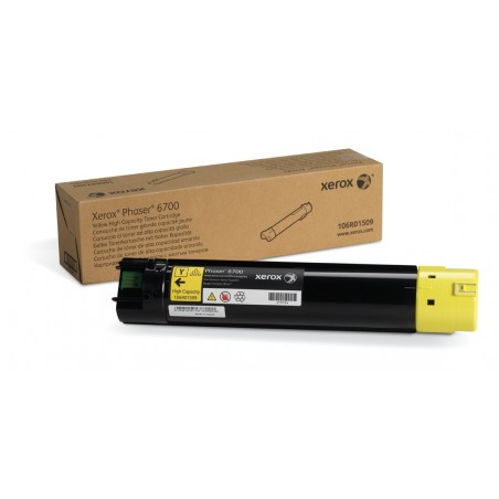 Xerox Cartouche de toner Jaune de Grande capacité Phaser™ 6700 (12000 pages) - 106R01509