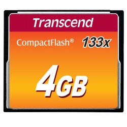 Transcend TS4GCF133 mémoire flash 4 Go CompactFlash MLC