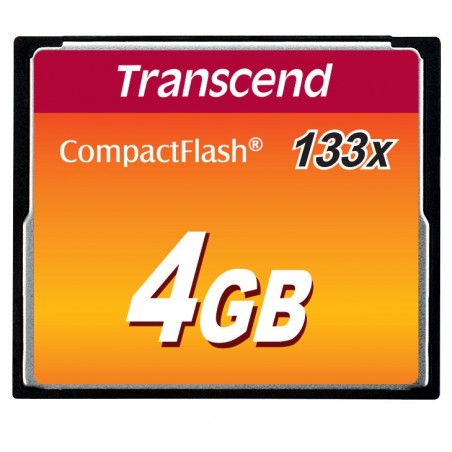 Transcend TS4GCF133 mémoire flash 4 Go CompactFlash MLC