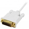 StarTech.com Câble Adaptateur Mini DisplayPort vers DVI-D Actif 1,8 m - 1920 x 1200 - Blanc