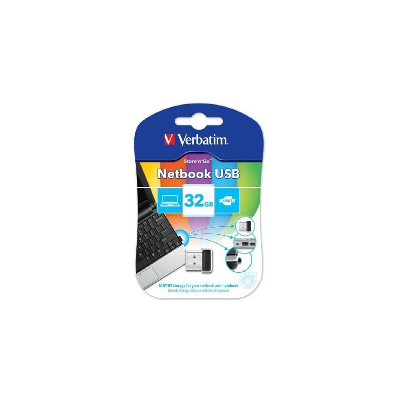 Verbatim Store'n'Go USB Netbook Storage 32GB lecteur USB flash 32 Go USB Type-A 2.0 Noir