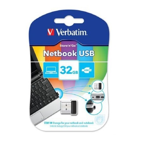 Verbatim Store'n'Go USB Netbook Storage 32GB lecteur USB flash 32 Go USB Type-A 2.0 Noir