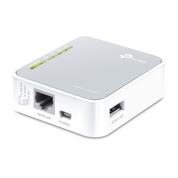 TP-Link TL-MR3020 routeur sans fil Fast Ethernet Monobande (2,4 GHz) 4G Argent, Blanc