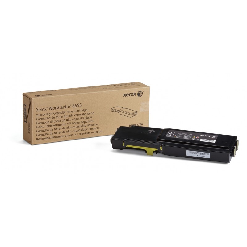 Xerox Cartouche de toner Jaune de Grande capacité WorkCentre® 6655​ ​6655i (7500 pages) - 106R02746