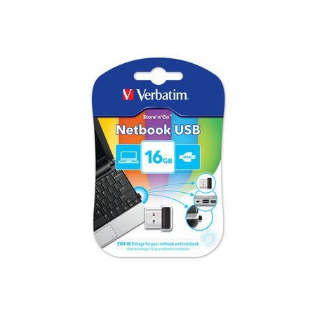 Verbatim Netbook USB Drive 16GB lecteur USB flash 16 Go USB Type-A 2.0 Noir