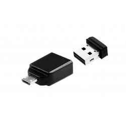 Verbatim Clé NANO USB 32 Go avec adaptateur Micro USB