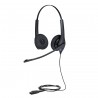 Jabra Biz 1500 Duo QD Casque Avec fil Arceau Bureau Centre d'appels Bluetooth Noir